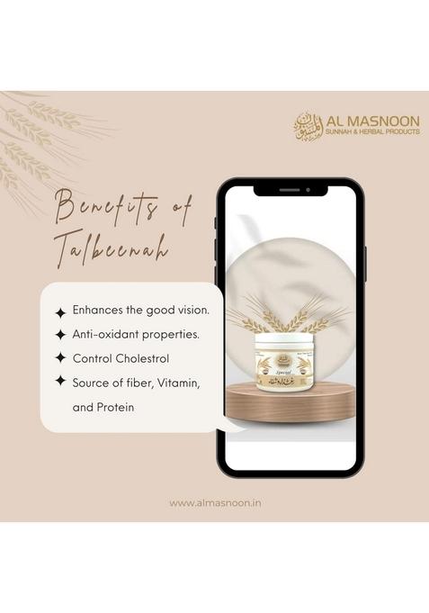 Talbina Special With Dry Fruits/A Sunnah & Healthy Diet Porridge For All Age Group (350G Pack Of 1)