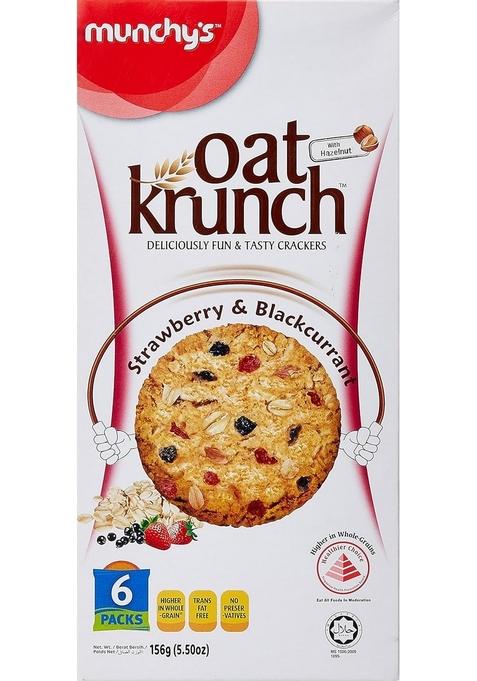 Munchy'S Oat Krunch, Strawberry And Blackcuurant, 156G