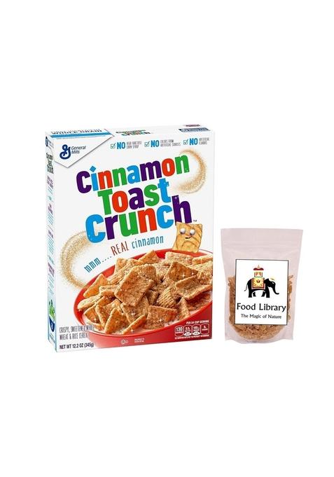 Combo Of General Mills Cinnamon Toast Crunch (Imported), 340 G + Food Library Golden Raisins, 100G