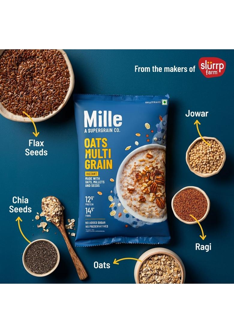 Mille Zero Added Sugar Millet And Oats | High Fibre | Power Of 7