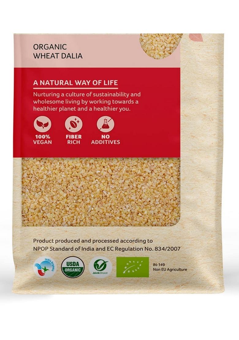 Organic Tattva, Organic Wheat Dalia / Daliya, 1Kg
