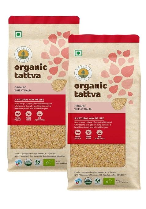 Organic Tattva, Organic Wheat Dalia / Daliya, 1Kg