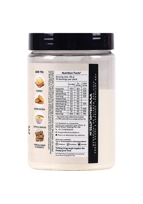 Urban Platter Oats Fiber Powder, 200 G