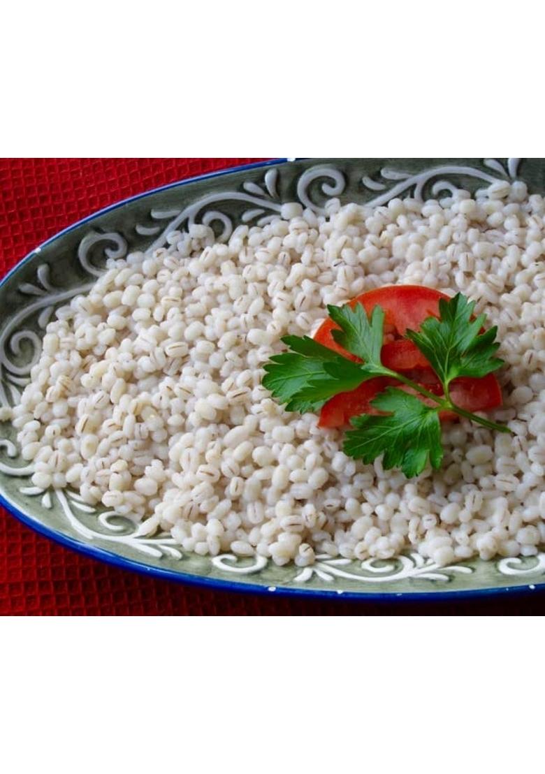 Nourcery Pearl Barley, 500G (Hulled Barley) | High Fiber Jau | Low Glycemic Index | Raw Barley Grain | Healthy By Nature | Cooks Like Rice | Ideal For Risottos & Soups | Naturally Gluten Free