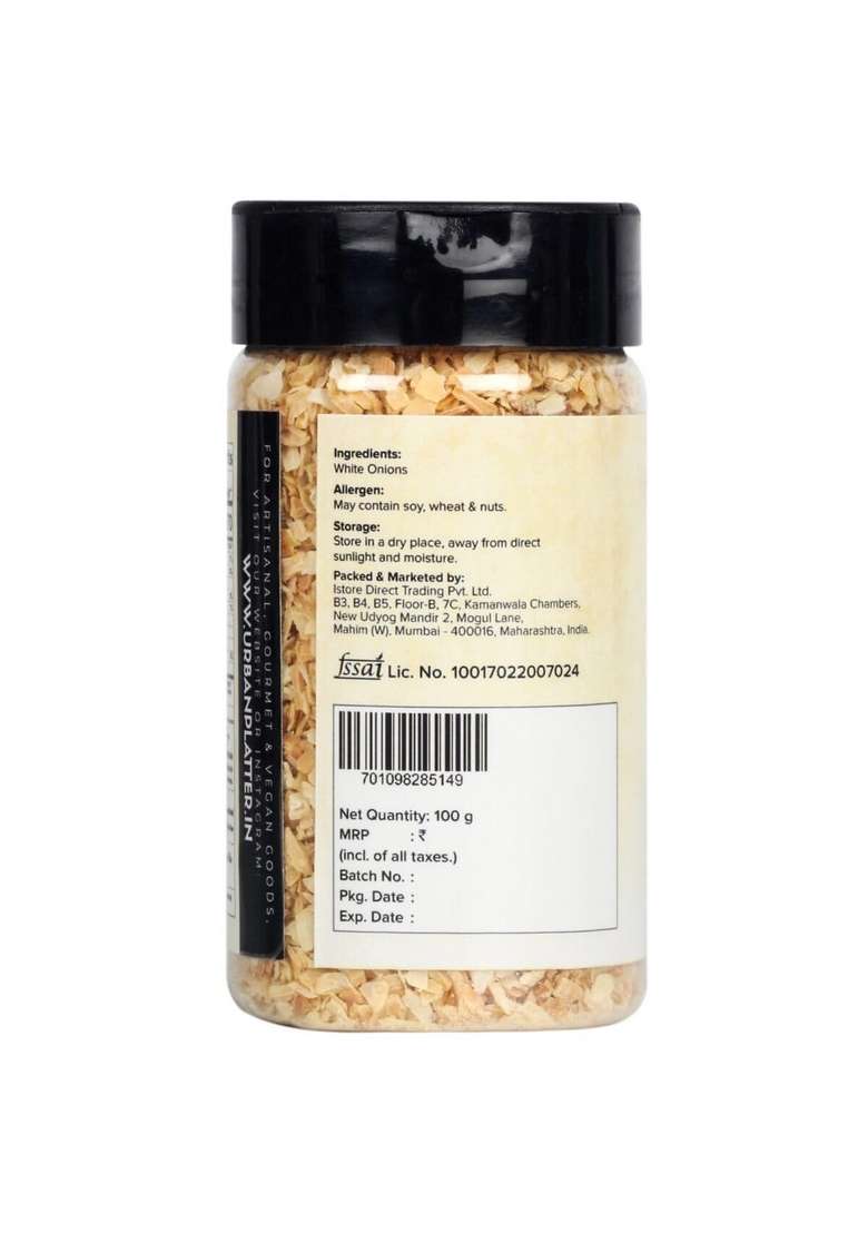 Urban Platter Toasted Onion Flakes, 80G - Indya