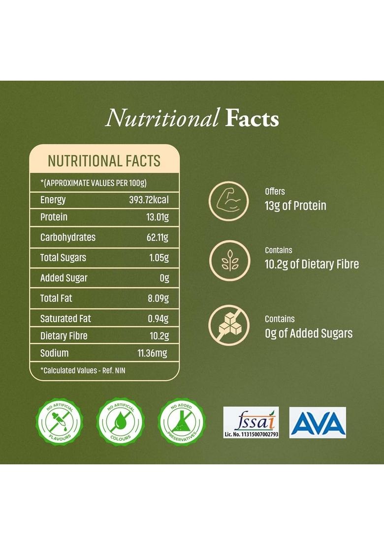 Melam Health Mix Powder 500G For Kids, Adults & Elderly People | Enriched With Green Jackfruit Flour & Millets | Gluten Free With No Added Sugar, Colours Or Preservatives | High In Protein & Fiber