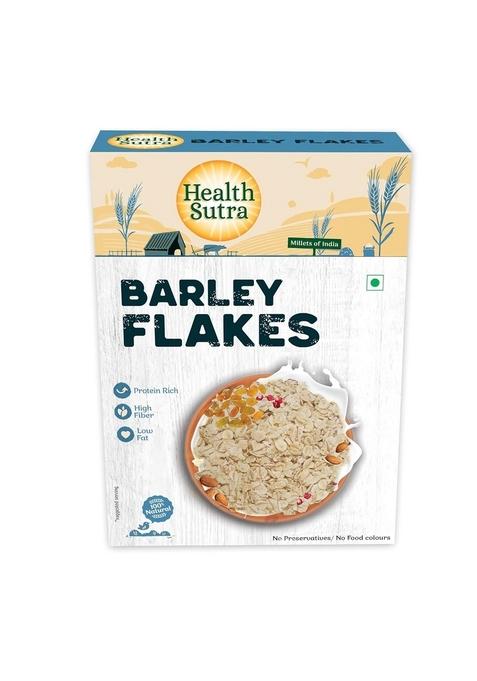 Health Sutra Barley Flakes, 500Gm Cereal For Breakfast, High Protein, Diet Food For Weight Loss, 100% Natural, Use Like Oats/Corn Flakes