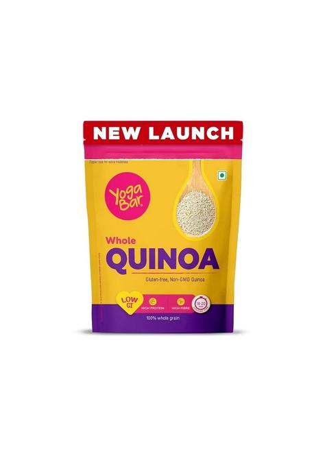Yogabar Whole Quinoa 1Kg Pouch - Gluten Free Quinoa Grain - Diet Food For Weight Loss Management - Helps Manage Sugar Levels - Low Gi For Sustained Energy