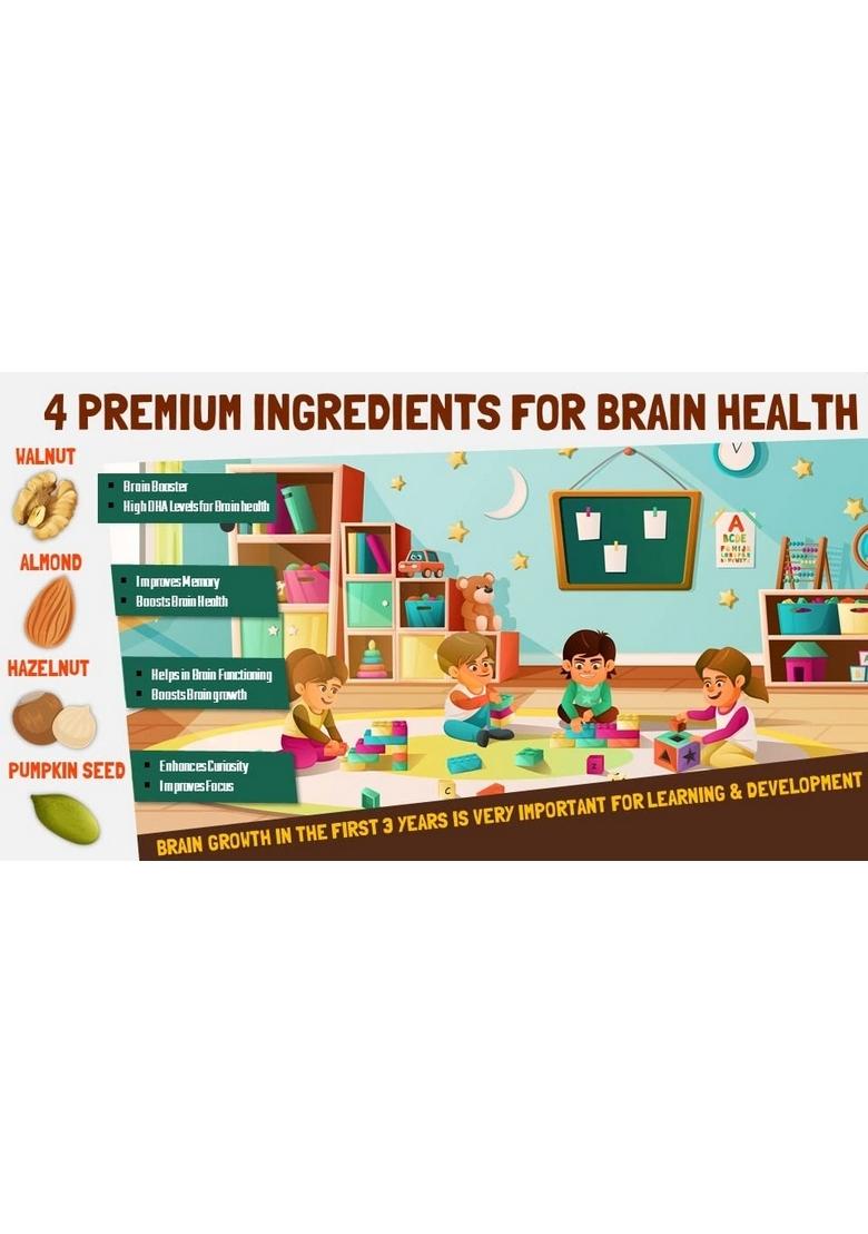 Healthy Panda Oats & Nuts Cereal Mix (400G) – Sugar-Free Kids Food, Nutritious Oats & Millet Powder With Dry Fruits – Ideal Cereal For Growing Kids, Healthy Porridge, And Energizing Breakfast For Kids – Wholesome, Natural Nutrition.