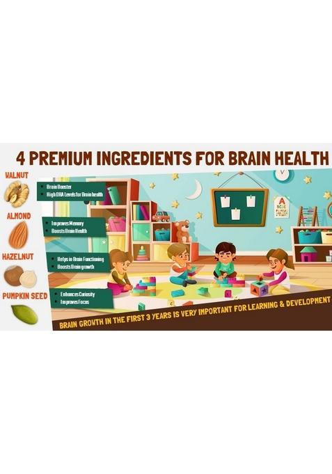 Healthy Panda Oats & Nuts Cereal Mix (400G) – Sugar-Free Kids Food, Nutritious Oats & Millet Powder With Dry Fruits – Ideal Cereal For Growing Kids, Healthy Porridge, And Energizing Breakfast For Kids – Wholesome, Natural Nutrition.