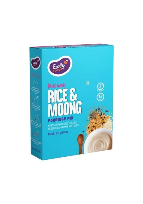 Early Foods - Rice & Moong Khichdi Mix 200G | Porridge Mix | Breakfast Cereals