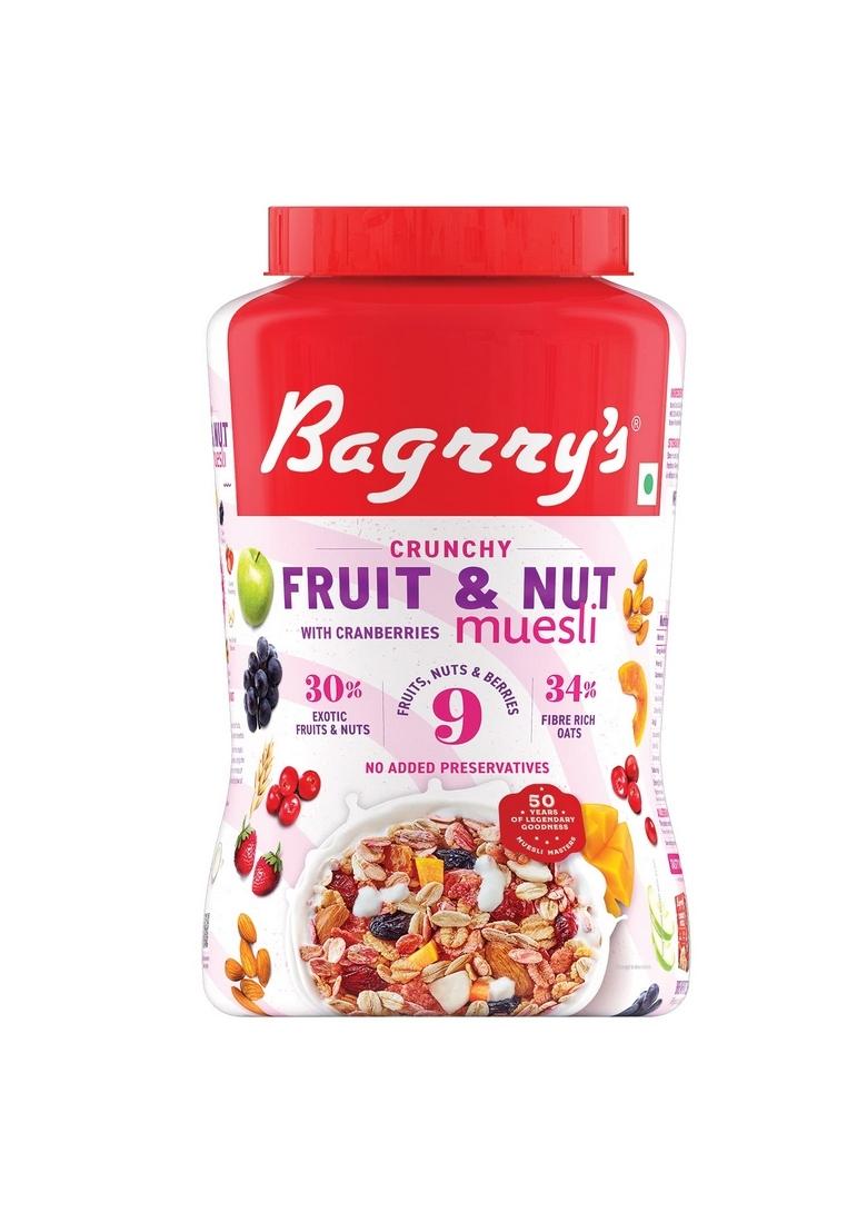 Bagrry'S Crunchy Fruit & Nut Muesli With 30% Fruits & Nuts