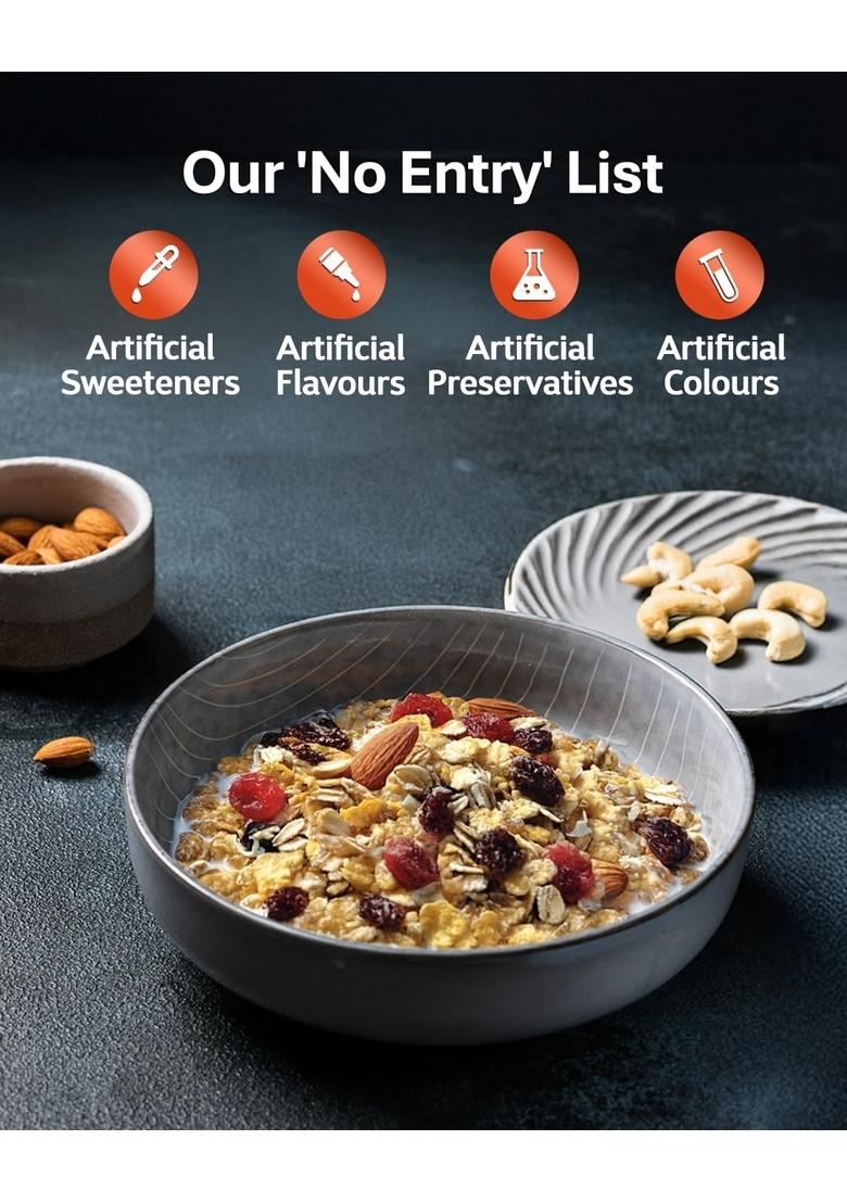 True Elements Crunchy Nuts & Berries Muesli 400G