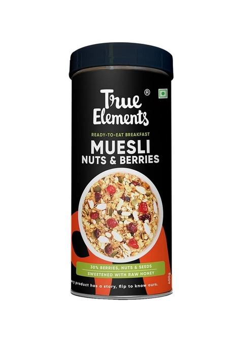 True Elements Crunchy Nuts & Berries Muesli 400G