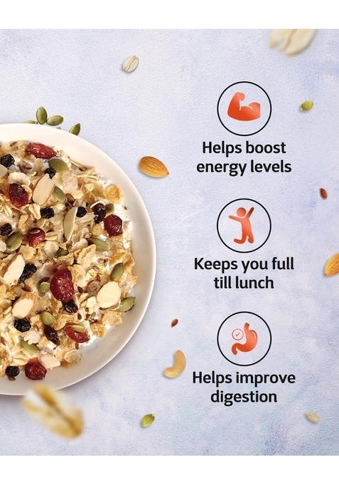 True Elements Crunchy Nuts & Berries Muesli 400G