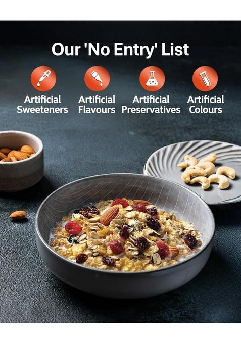 True Elements Crunchy Nuts & Berries Muesli 400G