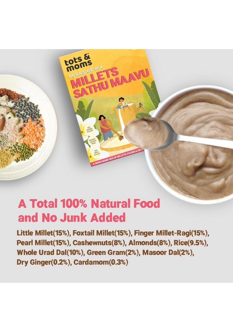 Tots And Moms Multigrain Millet Cereal