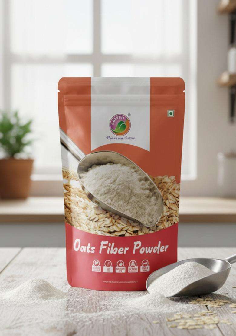 Saipro Oat Fiber Powder 200 Gm For Low-Carb Baking| Smoothies|For Low-Carb Baking|Oats Smoothies|No Bloating, No Constipation Acidity Relief, For Added 4.4 G Fiber Intake & Ease Of Digestion, Natural, No Additives, No Preservatives - Indya