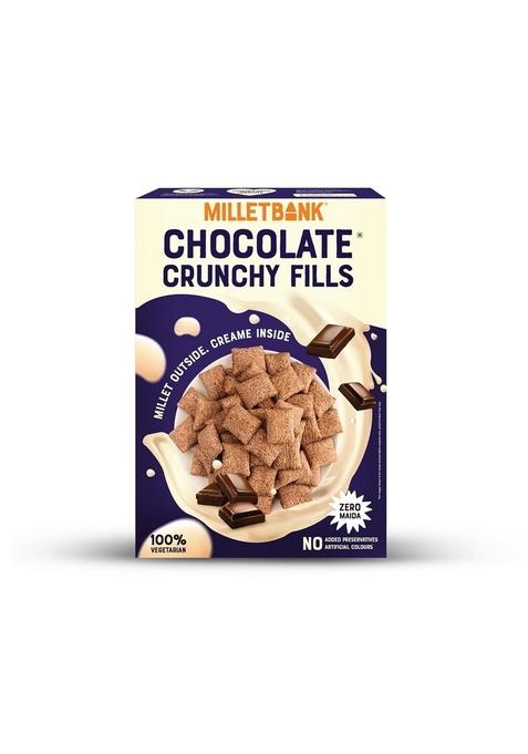 Millet Bank Chocolate Fills | Breakfast Cereal | No Added Colour, No Preservatives | Irresistibly Tasty | 1 X 250G