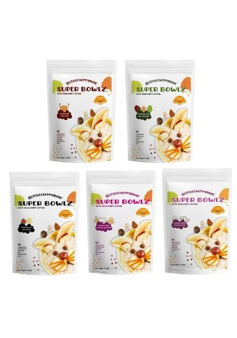 @Littlecherrymom Super Bowlz Cereals – Trial Combo All 5 Flavours (75 Gm) Each