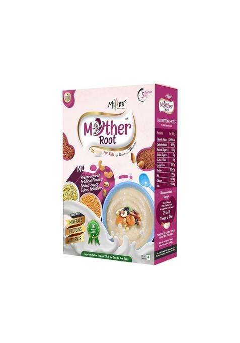 Millex Mother Root- Pack Of 2 (1Kg) | Food From (6+Months)| Sprouted Multi-Grain Millets, Dry Fruits, Spices | Natural Healthy Cereals Mix | Double Filtered Organic Porridge (1000)