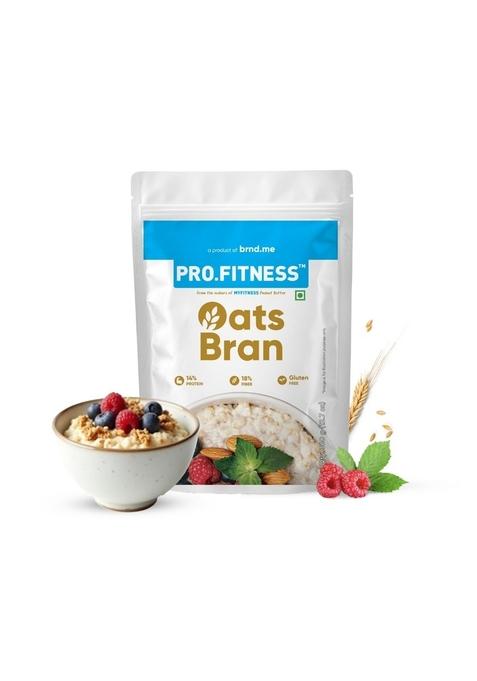 Pro.Fitness Oats Bran 360G | 14G Protein & 18G High Fiber | Nutritious & Healthy Breakfast Cereal (From Makers Of Myfitness Peanut Butter)