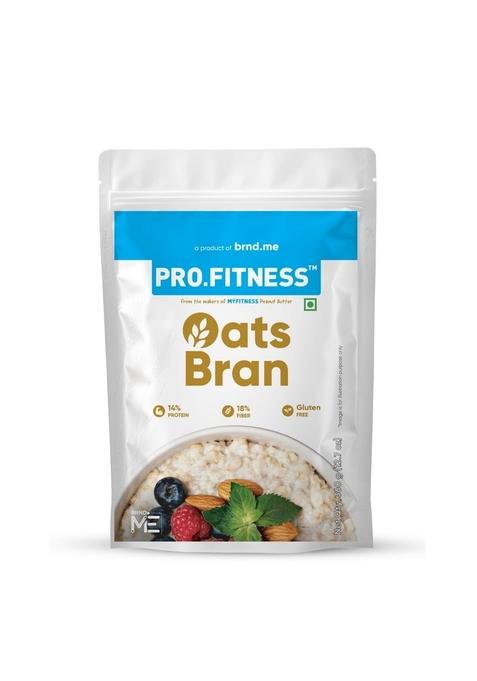Pro.Fitness Oats Bran 360G | 14G Protein & 18G High Fiber | Nutritious & Healthy Breakfast Cereal (From Makers Of Myfitness Peanut Butter)