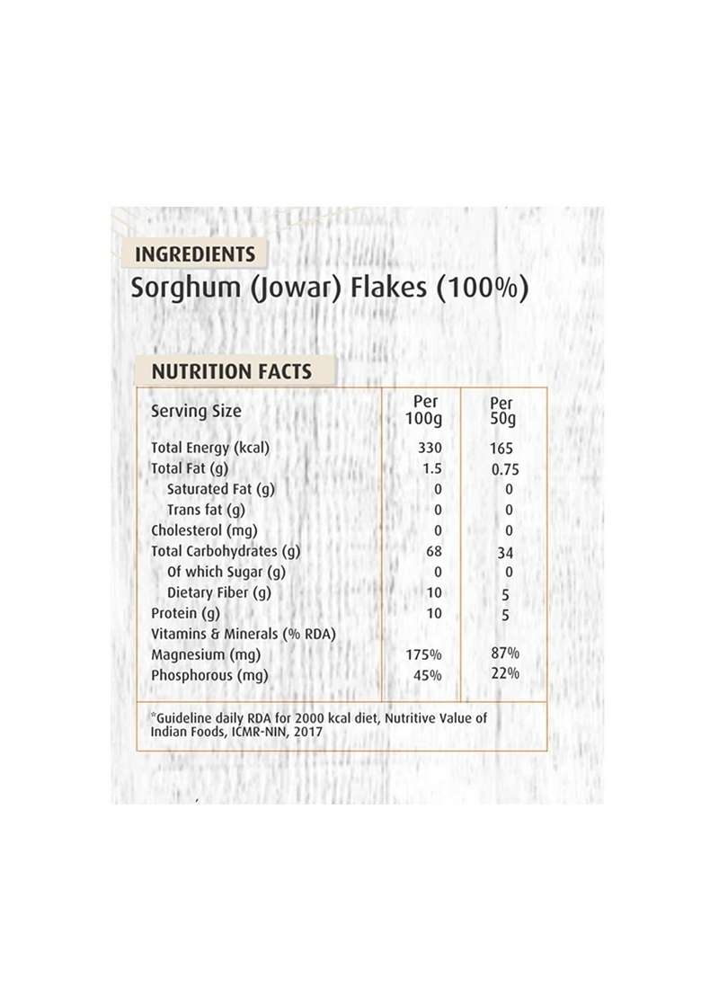 Health Sutra Millets Flakes Combo - Jowar Flakes & Bajra Flakes (500Gm Each) Millets Cereal For Breakfast, High Protein, Diet Food For Weight Loss,100% Natural, Use Like Oats/Corn Flakes - Indya