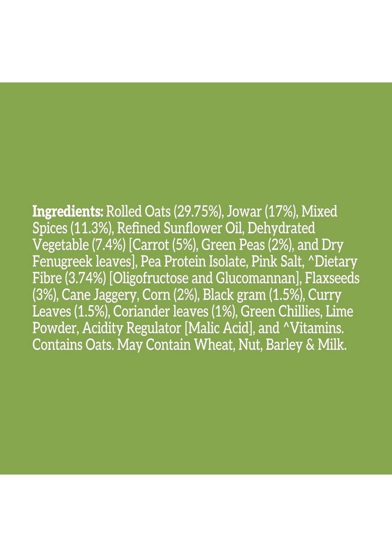 Right Shift High Protein Masala Oats, 6X Veggies & Millets, 240G | Ideal For Weight Loss, High Fibre | No Added Preservatives | Ready To Cook | Clinically Proven Ingredients For Gut Health