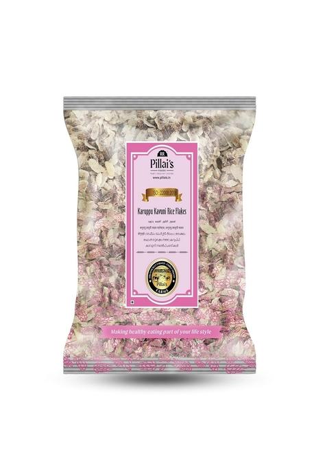 Rr Pillai'S Karuppu Kavuni Rice Flakes/Black Kavuni Rice Flakes, Poha - 250Grams, Fiber And Antioxidants Rich Breakfast Cereal