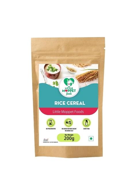 Little Moppet Foods – Rice Cereal 200G | No Additives And Preservatives | Free From Added Salt And Sugar |