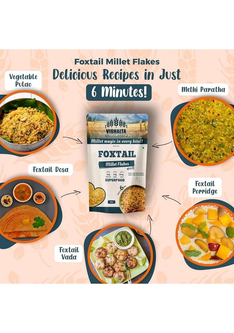 Vishalta Foxtail Millet Flakes 250 Gm