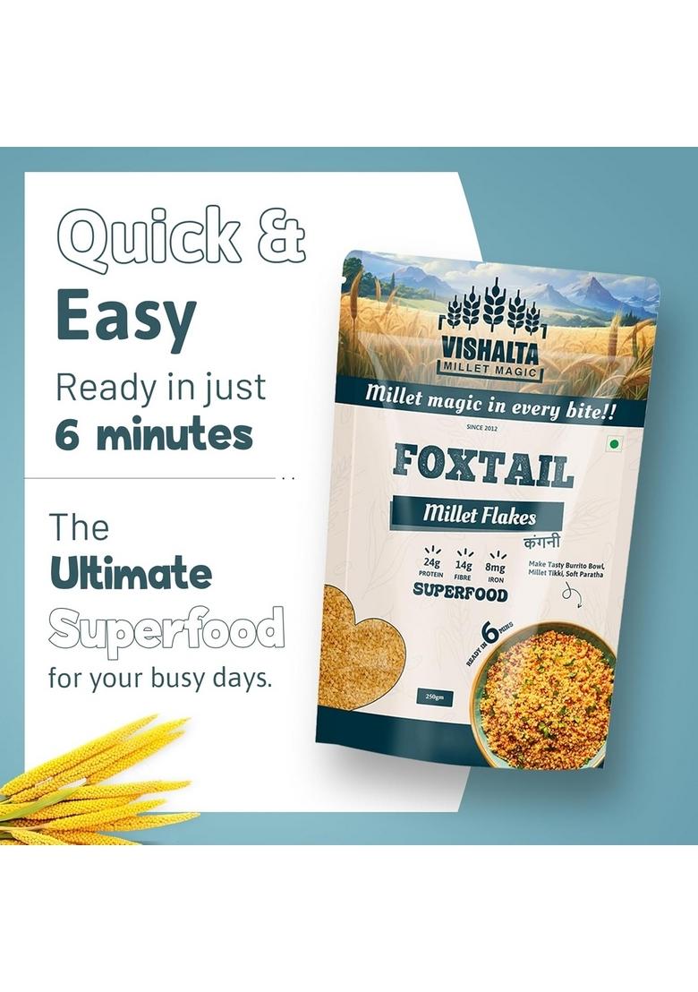 Vishalta Foxtail Millet Flakes 250 Gm