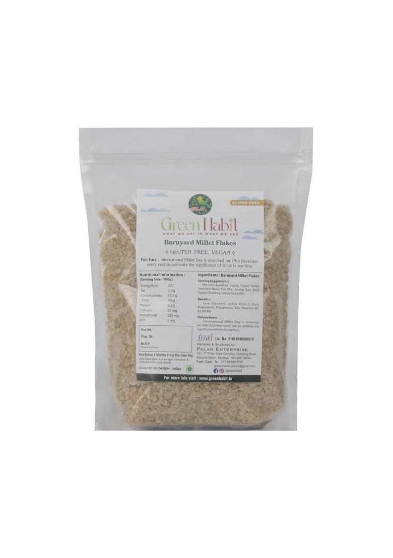 Greenhabit Barnyard Millet Flakes 500Gm