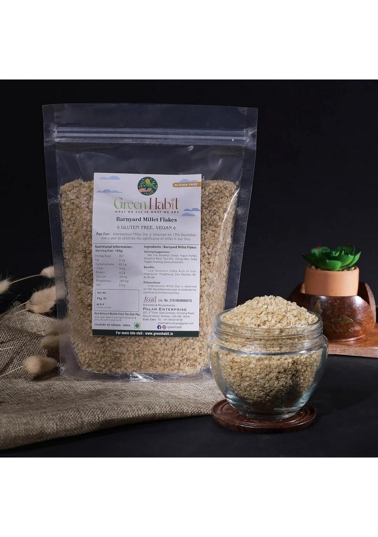 Greenhabit Barnyard Millet Flakes 500Gm