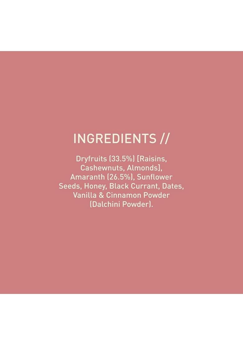 Nourish Organics Amaranth Muesli, Mild Sweet 280G Pack| Healthy And Nutritious Breakfast Cereals With Whole Nuts | No Refined Sugar | Clean Label