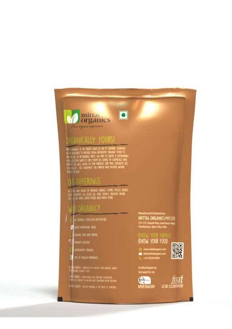 Mittal Organics Organic Barley Dalia (Jau Ka Daliya) – High Fiber & Protein-Rich Breakfast Cereal | 900G X 2 Pack | 100% Natural, Vegan & Preservative-Free | Healthy Whole Grain Superfood - Indya