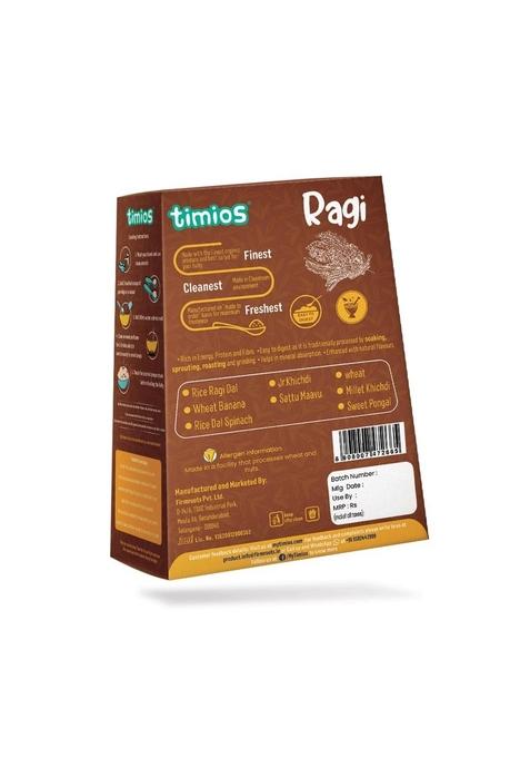 Timios Organic Instant Ragi Baby Cereal, Healthy And Nutritious, No Added Sugar, No Preservatives, 200G