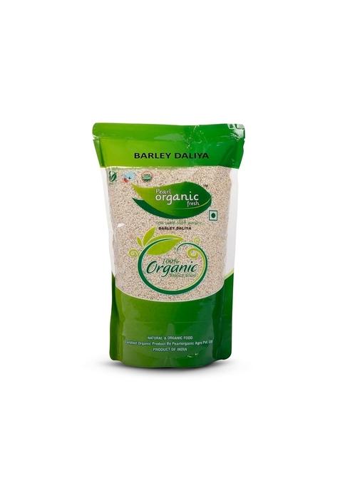 Pearl Organic Fresh Barley Dalia (1 Kg) Jau Daliya | High-Fiber & Protein-Rich Cracked Barley | Easy To Cook & Digest | Ideal For Weight Loss, Porridge, Upma, Khichdi, Healthy Breakfast Cereal