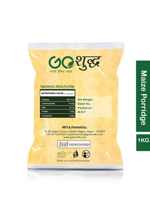 Goshudh Maize Porridge (Makka Daliya) 1Kg (Pack Of 1)