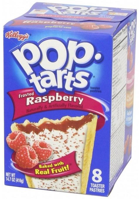 Kellogg'S Pop Tarts, Frosted Raspberry, 416G (8Pcs)