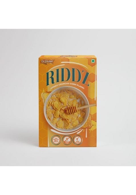 Dr. Gluten Honey Corn Flakes 400 Gms | Gluten Free & Wheat Free | High In Dietary Fiber, Iron, Vitamins & Protein | No Added Colours & Flavours | Helps In Weight Management | Breakfast Cereal