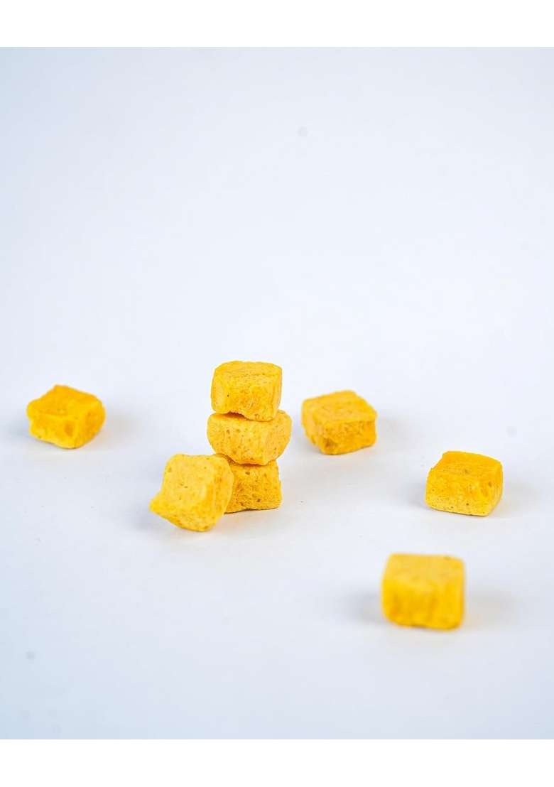 Nooka Yellow Fruit Crunchies For Babies – Healthy Snack With Real Fruits & Veggies | 4 Ingredients Only | No Added Sugar | Melts In Baby’S Mouth | Age 7+ Months (20G) - Indya