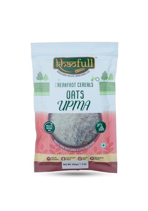 Khaofull Oats Upma – Ready-To-Cook Healthy Breakfast | High-Fiber, Wholesome Oats With Vegetables & Seasonings | (500G)