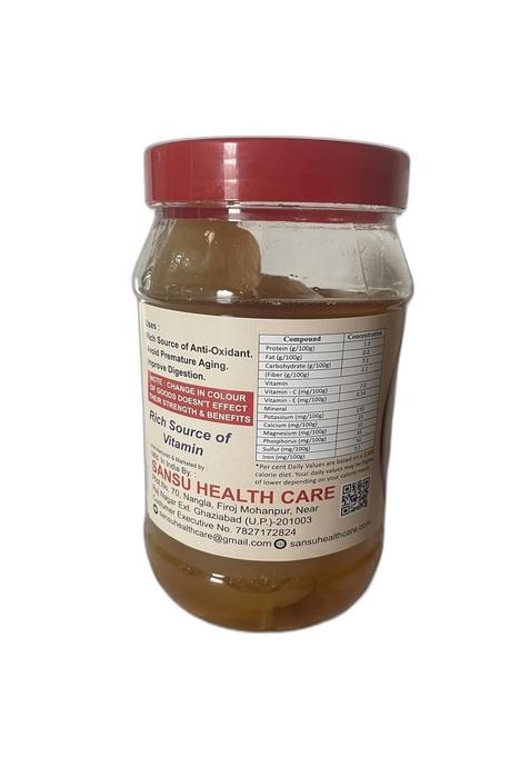 Sansu Homemade Organic White Onion Murabba With Honey" Good For Health | Natural Immunity Booster | (500 Gram)