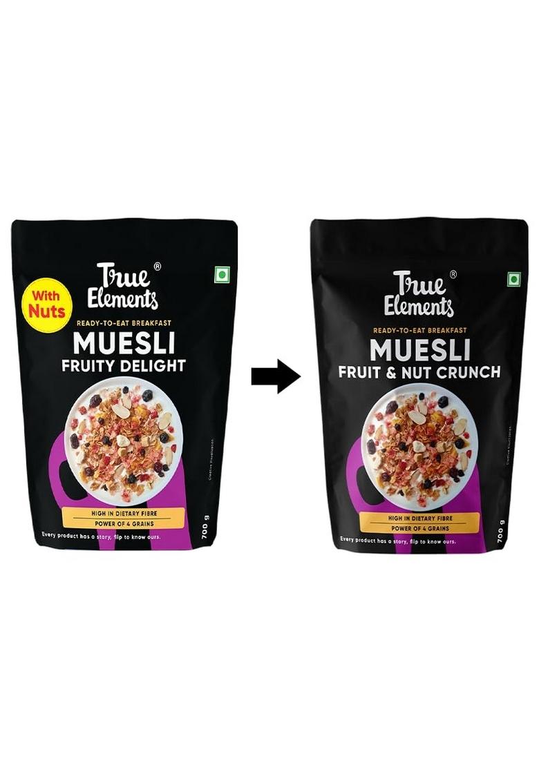 True Elements Fruit & Nut Crunch Muesli 700G