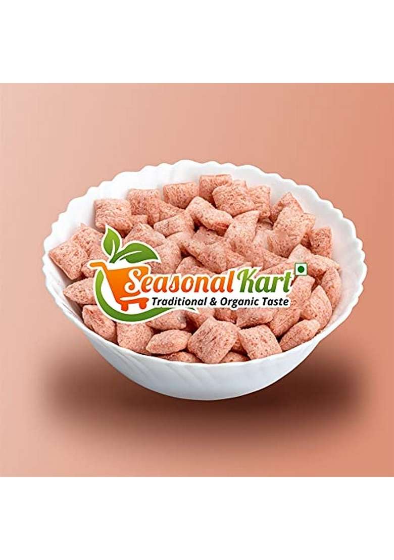 Seasonal Kart Breakfast Cereal, Multigrain Strawberry Fills 400 Gms (Made With Oats, Corn, Wheat, Rice, Zero Cholesterol Strawberry Burst Fills)| Healthy Breakfast Cereal | - Indya