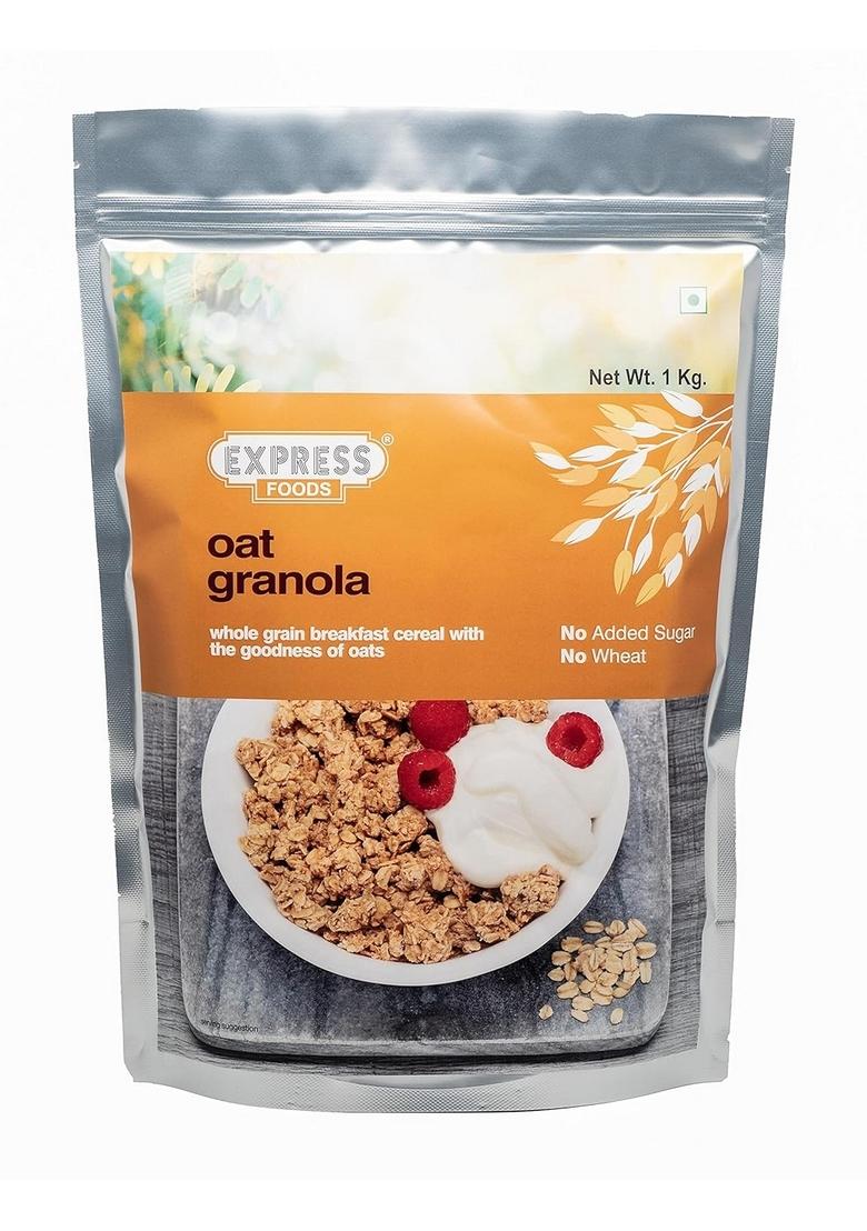 Express Foods Oat Granola Breakfast Cereal, 1Kg