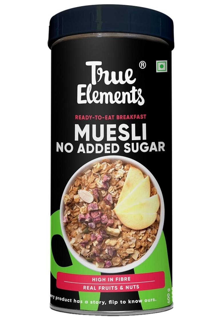 True Elements Muesli No Added Sugar 400Gm