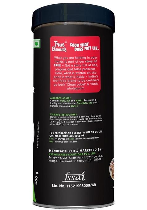True Elements Muesli No Added Sugar 400Gm